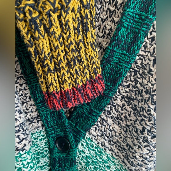 NWOT | Anthropologie | Maeve | Harmony Knit Cardigan | Botton Down | Striped | M - Picture 5 of 10